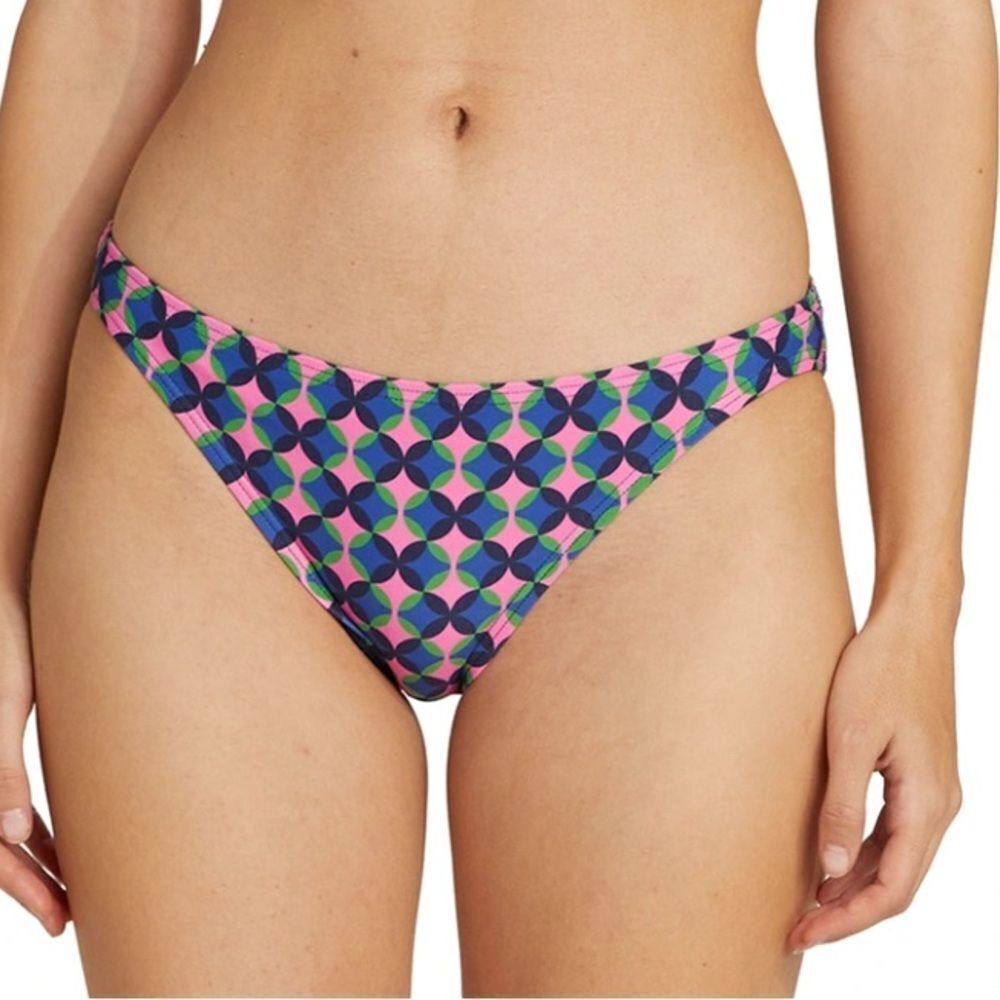 Kate Spade Geometric Print Bikini Bottom. Large, NWT